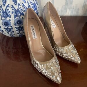 Steve Madden Penda gold pumps